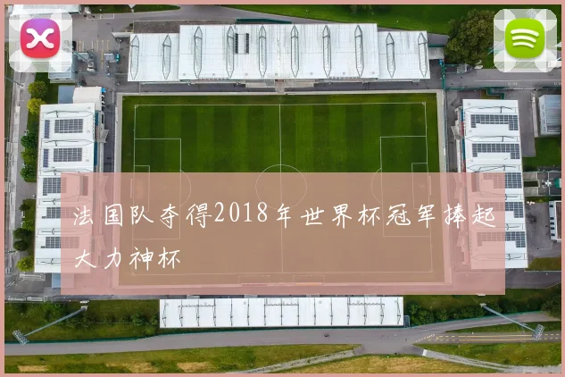 法国队夺得2018年世界杯冠军捧起大力神杯